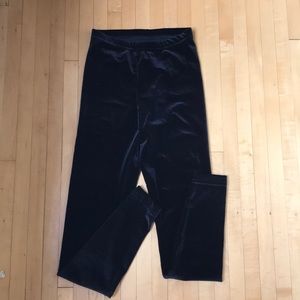 American Apparel velvet leggings